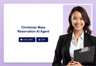 Christmas Mass Reservation AI Agent Template Thumbnail
