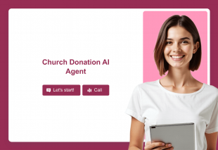 Church Donation AI Agent Template Thumbnail