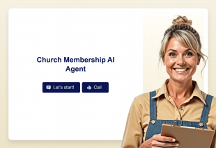 Church Membership AI Agent Template Thumbnail