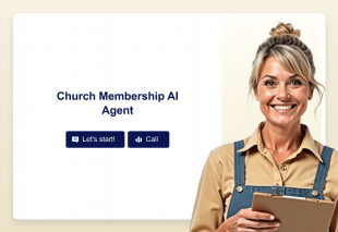 Church Membership AI Agent Template Thumbnail