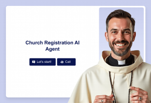 Church Registration AI Agent Template Thumbnail