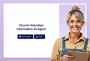 Church Volunteer Information AI Agent Template Thumbnail