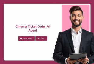 Cinema Ticket Order AI Agent Template Thumbnail