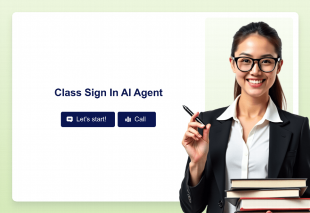 Class Sign In AI Agent Template Thumbnail
