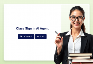 Class Sign In AI Agent Template Thumbnail