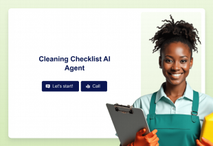 Cleaning Checklist AI Agent Template Thumbnail