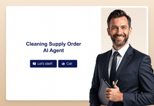 Cleaning Supply Order AI Agent Template Thumbnail