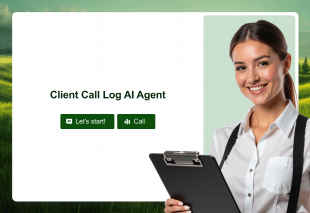 Client Call Log AI Agent Template Thumbnail