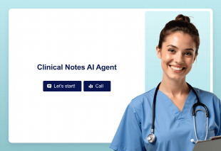 Clinical Notes AI Agent Template Thumbnail