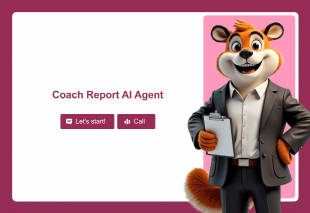 Coach Report AI Agent Template Thumbnail