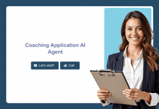 Coaching Application AI Agent Template Thumbnail