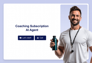 Coaching Subscription AI Agent Template Thumbnail
