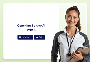 Coaching Survey AI Agent Template Thumbnail