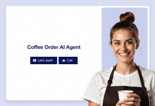 Coffee Order AI Agent Template Thumbnail