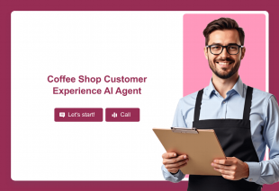 Coffee Shop Customer Experience AI Agent Template Thumbnail