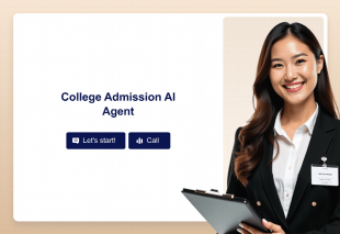 College Admission AI Agent Template Thumbnail