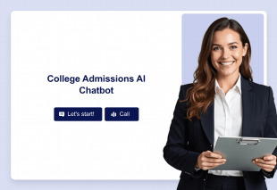 College Admissions AI Chatbot Template Thumbnail