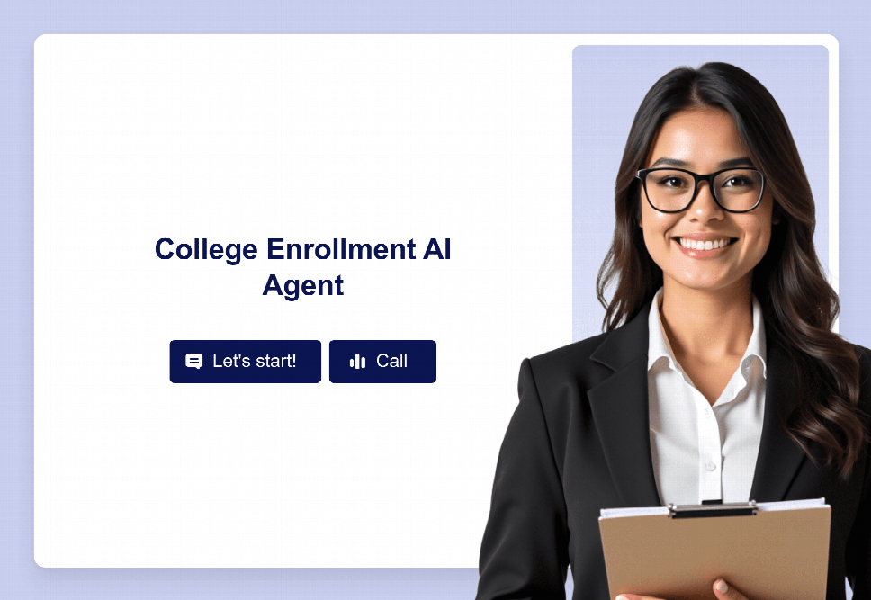 College Enrollment AI Agent Template | Jotform