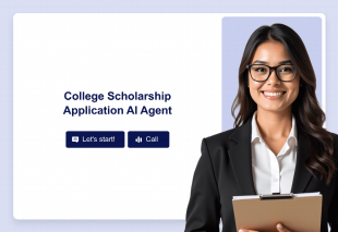 College Scholarship Application AI Agent Template Thumbnail