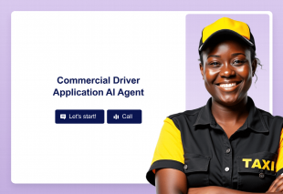 Commercial Driver Application AI Agent Template Thumbnail