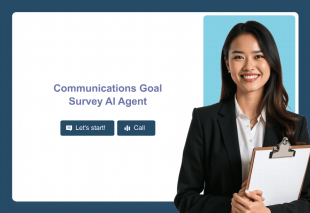 Communications Goal Survey AI Agent Template Thumbnail