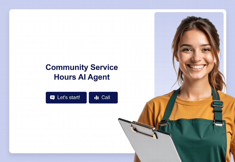 Community Service Hours AI Agent Template | Jotform