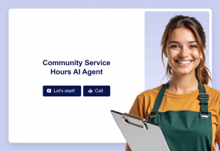 Community Service Hours AI Agent Template Thumbnail