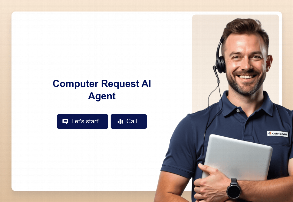Computer Request Virtual Coordinator | Jotform