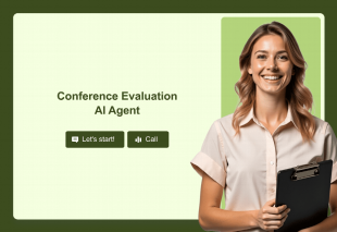 Conference Evaluation AI Agent Template Thumbnail