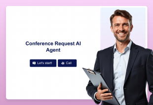 Conference Request AI Agent Template Thumbnail