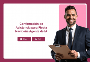 Confirmación de Asistencia para Fiesta Navideña Agente de IA Thumbnail