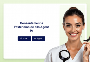 Consentement à l'extension de cils Agent IA Template Thumbnail