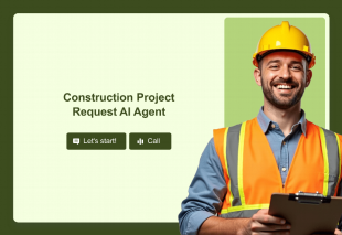 Construction Project Request AI Agent Template Thumbnail