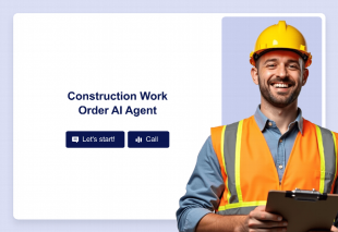Construction Work Order AI Agent Template Thumbnail