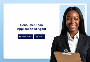 Consumer Loan Application AI Agent Template Thumbnail