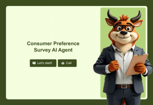 Consumer Preference Survey AI Agent Template Thumbnail