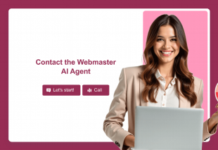 Contact the Webmaster AI Agent Template Thumbnail