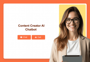 Content Creator AI Chatbot Template Thumbnail