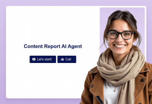 Content Report AI Agent Template Thumbnail