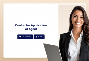Contractor Application AI Agent Template Thumbnail