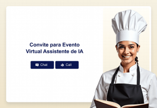 Convite para Evento Virtual Assistente de IA Thumbnail