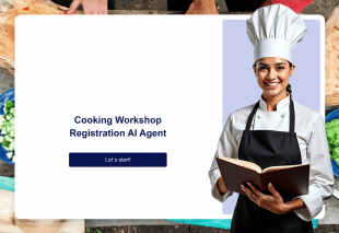 Cooking Workshop Registration AI Agent Template Thumbnail