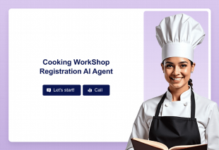 Cooking Workshop Registration Assistant Template Thumbnail