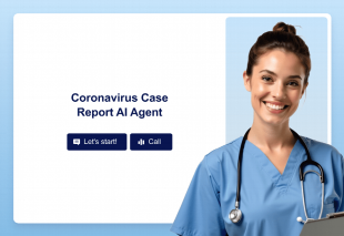 Coronavirus Case Report AI Agent Template Thumbnail
