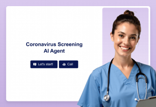 Coronavirus Screening AI Agent Template Thumbnail