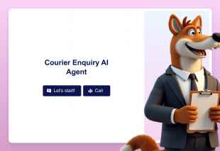 Courier Enquiry AI Agent Template Thumbnail