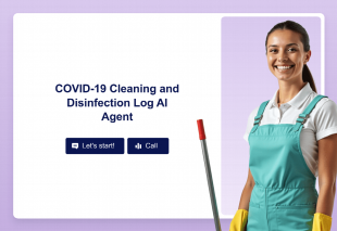 COVID-19 Cleaning and Disinfection Log AI Agent Template Thumbnail