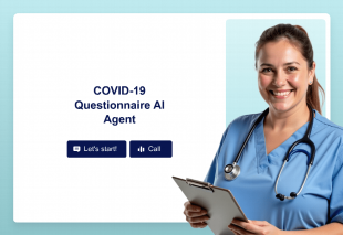 COVID-19 Questionnaire AI Agent Template Thumbnail