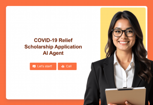 COVID-19 Relief Scholarship Application AI Agent Template Thumbnail