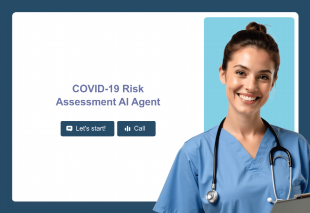 COVID-19 Risk Assessment AI Agent Template Thumbnail